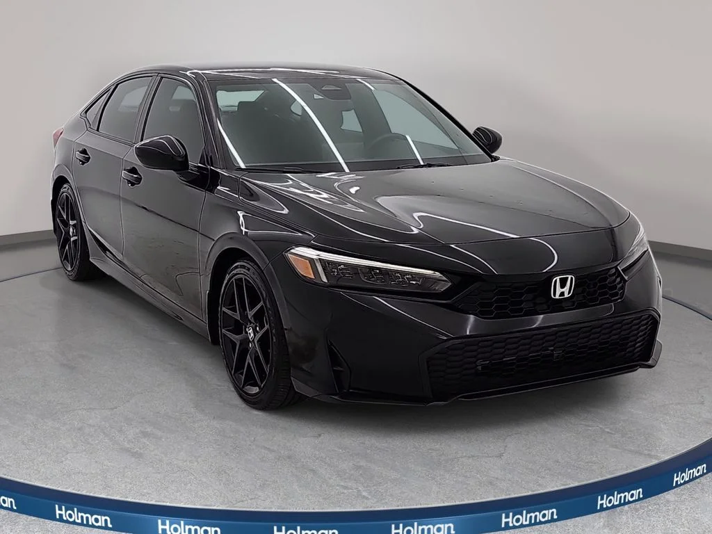 Certified Used 2025 Crystal Black Pearl Honda Sport image 4