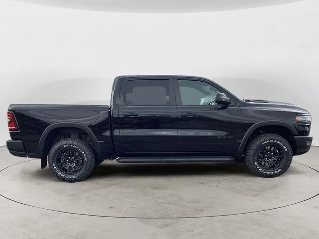 New 2026 Diamond Black Crystal Pearlcoat Ram REBEL CREW CAB 4X4 5