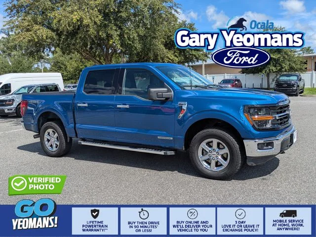 Used 2024 Blue Metallic Ford XLT image 1