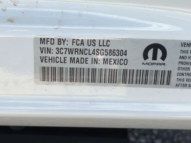 New 2025 Bright White Clearcoat RAM Tradesman image 34