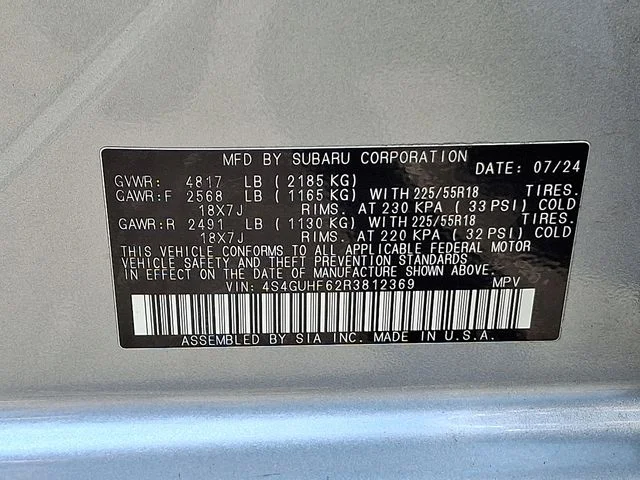 Used 2024 Silver Subaru Sport image 27