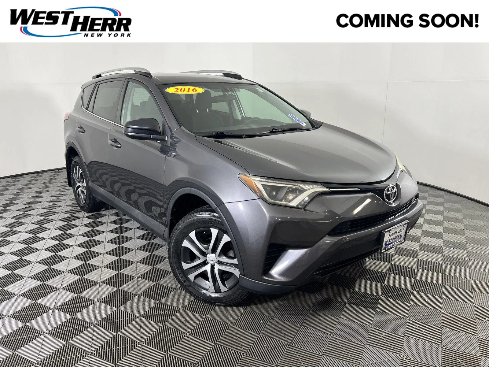 Used 2016 Magnetic Gray Metallic Toyota LE image 1