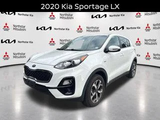 Used 2020 White Kia LX image 1