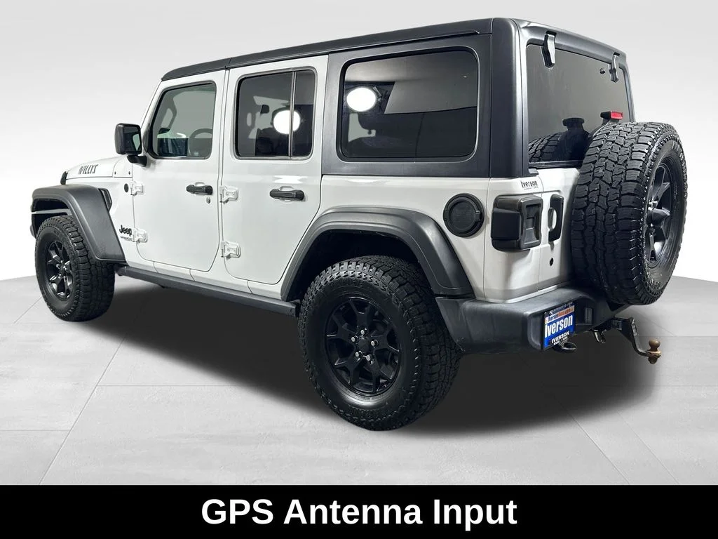 Used 2020 White Jeep Unlimited Sport image 9