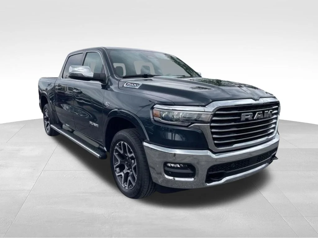 New 2026 Forged Blue Metallic Exterior Paint RAM Laramie image 7