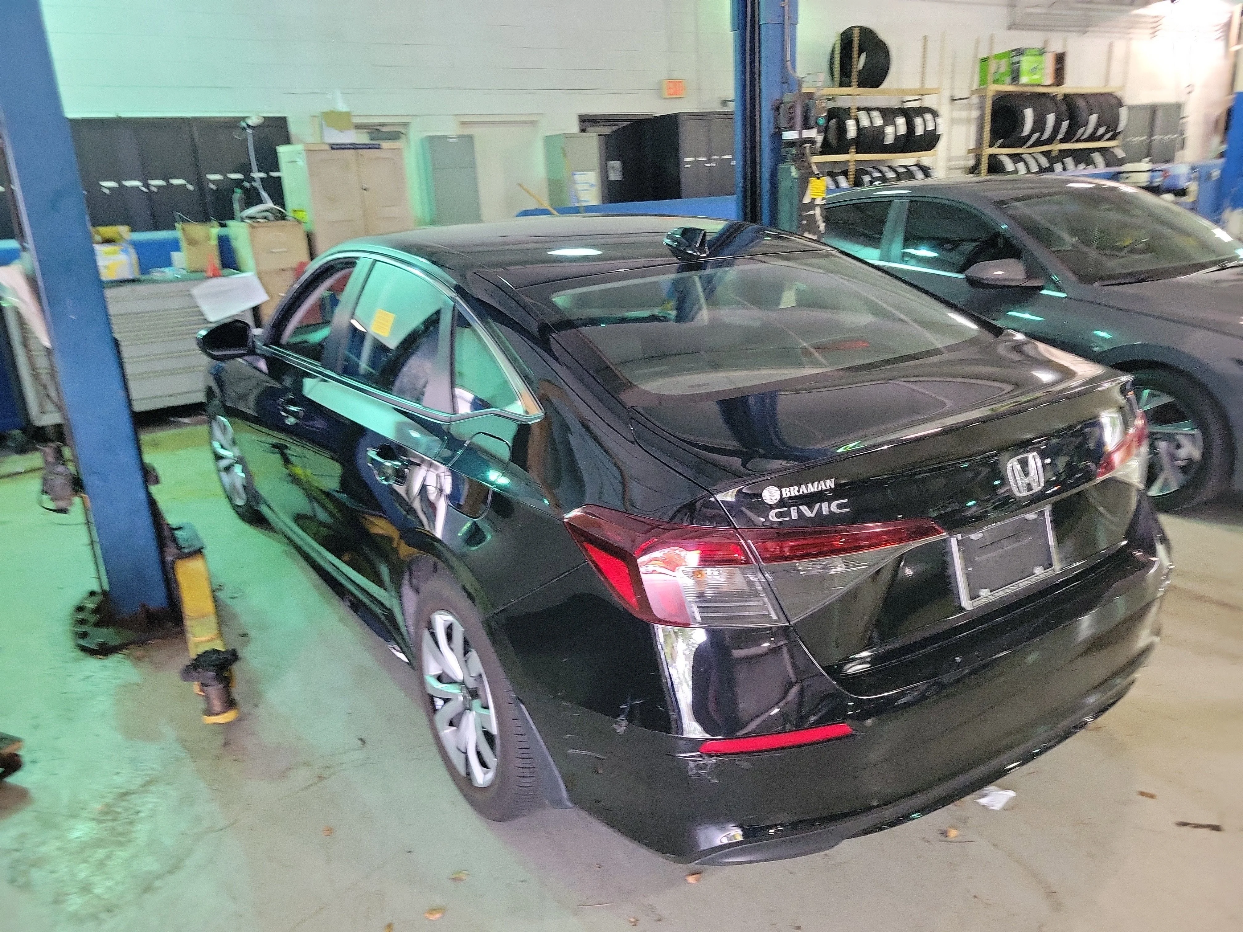 Certified Used 2025 Crystal Black Pearl Honda 4D LX image 6