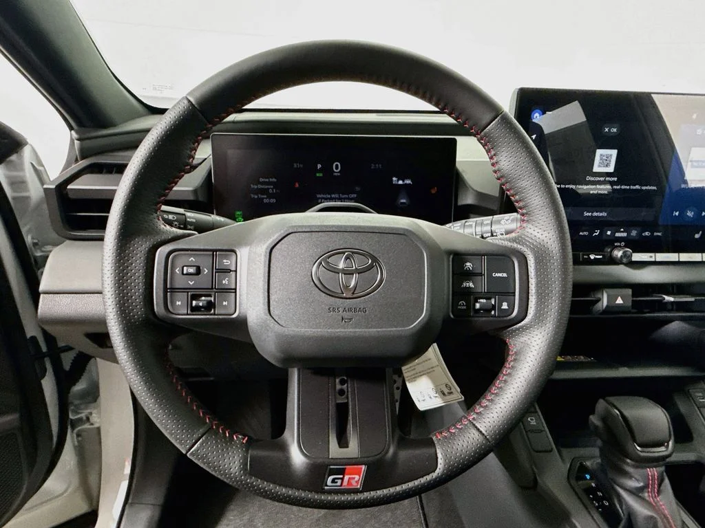 New 2026 Wind Chill Pearl with Midnight Black Metallic roof Toyota GR SPORT image 11