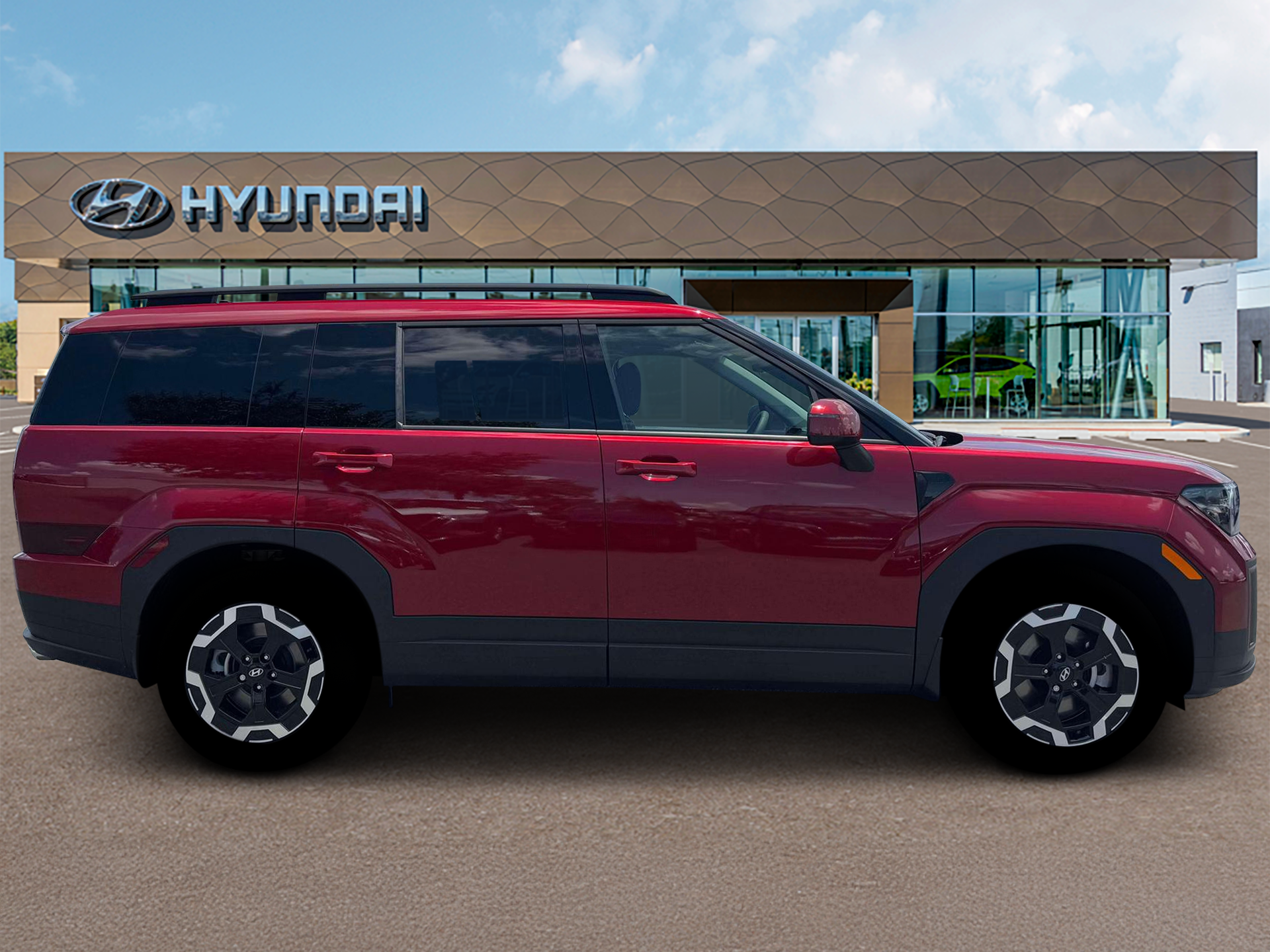 New 2026 Red Hyundai SEL AWD image 9