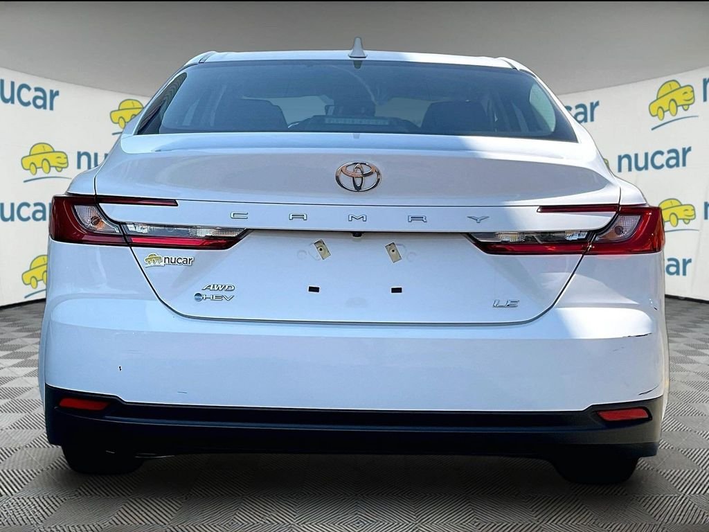 Used 2025 White Toyota LE image 5