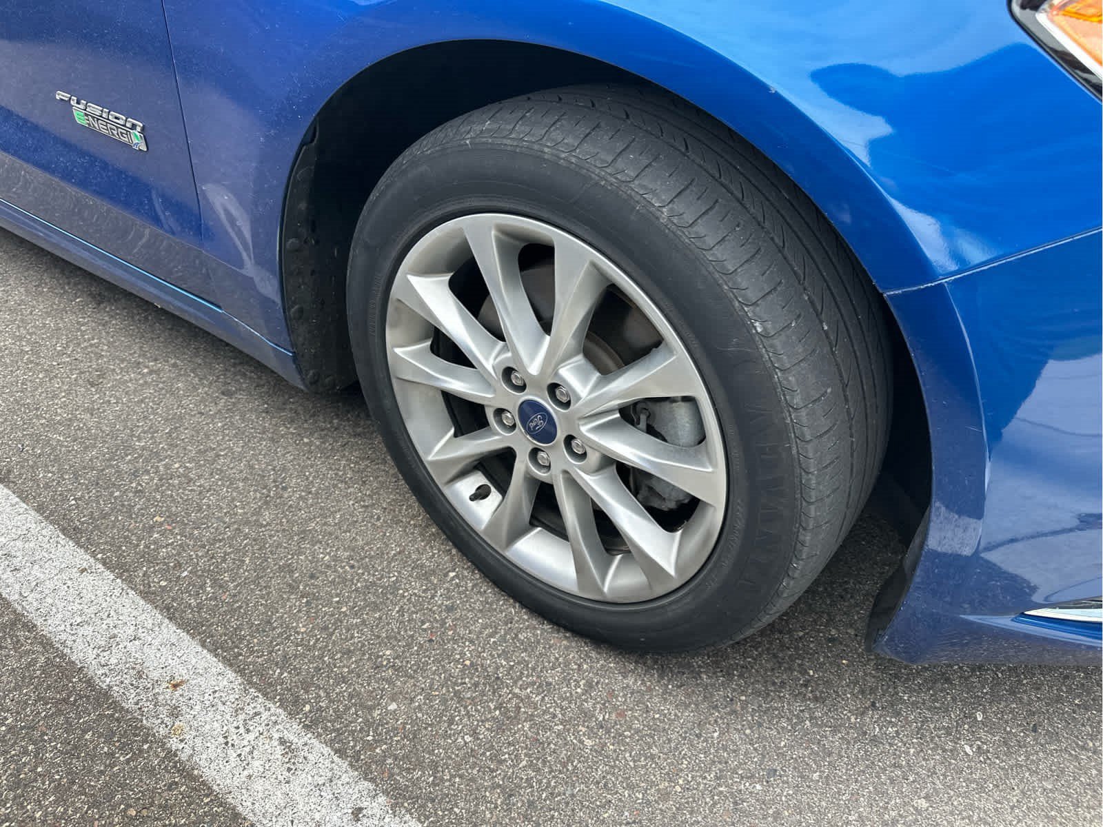 Used 2017 Lightning Blue Metallic Ford Titanium image 4