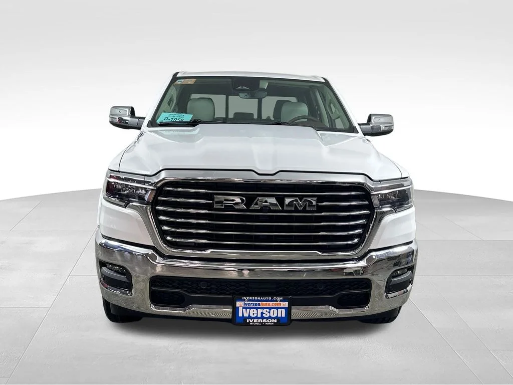 New 2026 Bright White Clear-Coat Exterior Paint RAM Laramie image 8