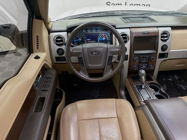 Used 2014 White Platinum Clearcoat Metallic Ford Lariat image 21