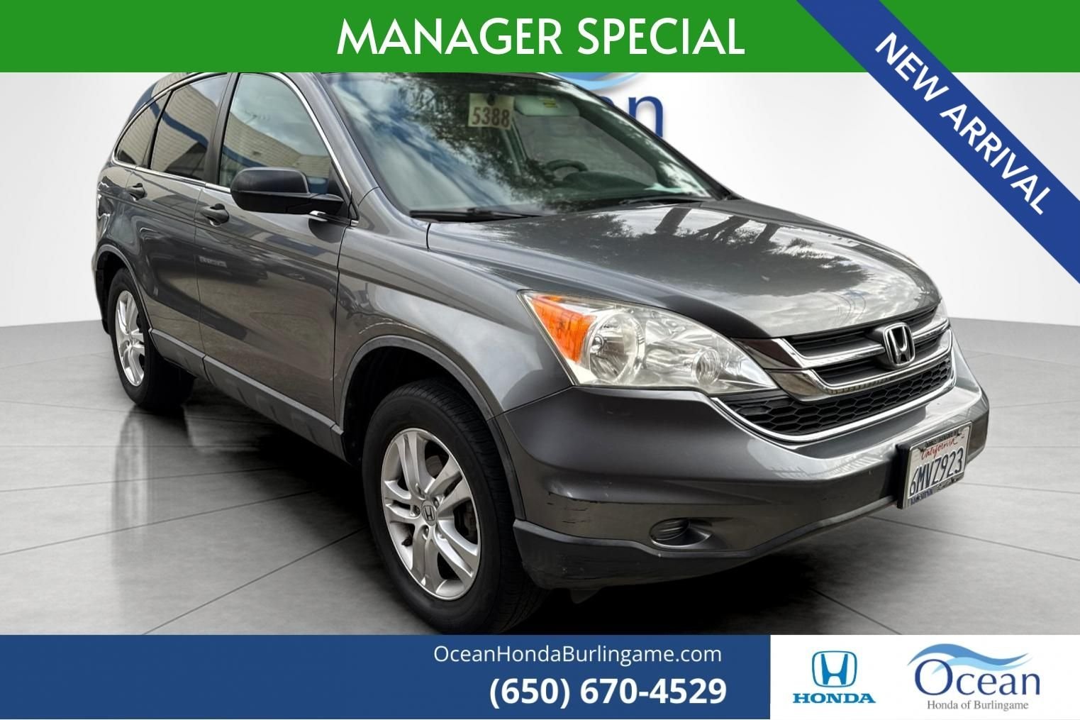 Used 2010 Polished Metal Metallic Honda EX image 1