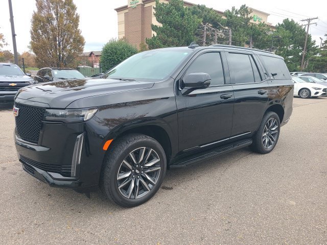 Used 2021 Black Cadillac Sport Platinum image 1