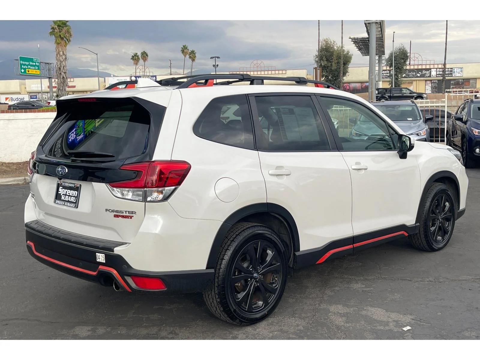 Used 2021 CRYSTAL WHITE PEA Subaru Sport image 5