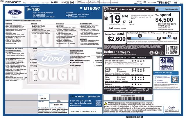 New 2026 Carbonized Gray Metallic Ford XLT image 24