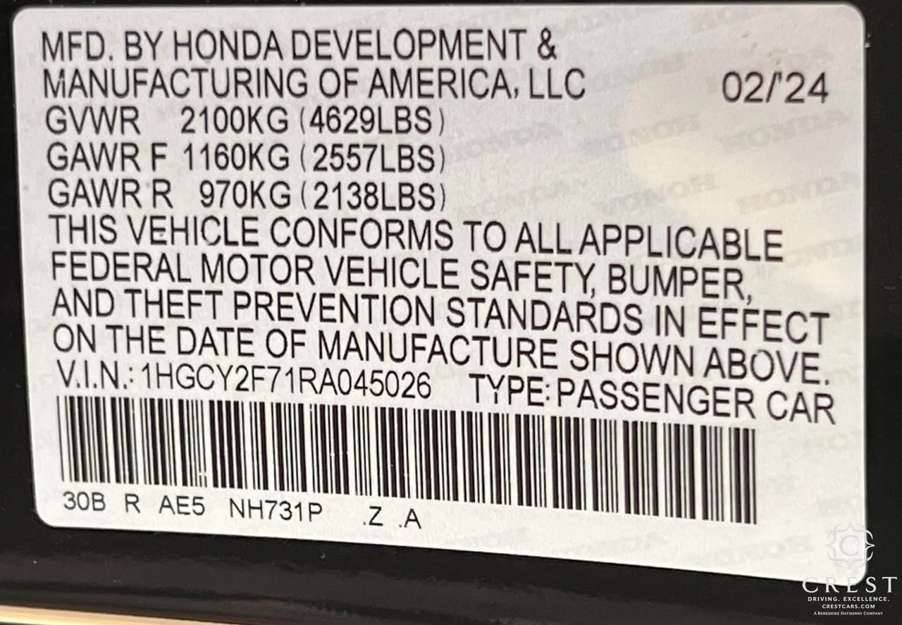 Used 2024 Crystal Black Pearl Honda Sport-L image 28