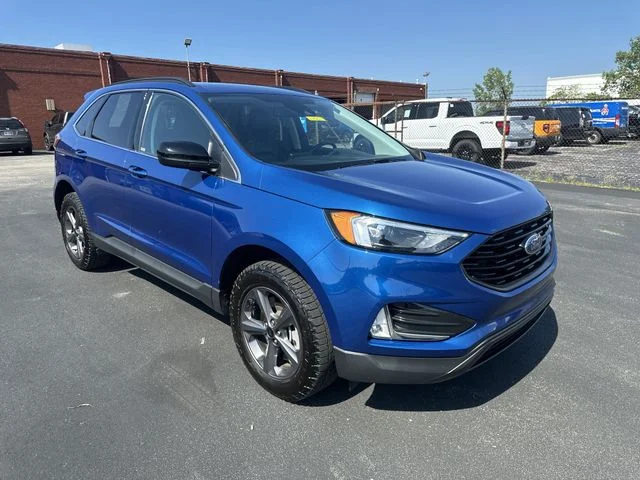 Certified Used 2022 Atlas Blue Metallic Ford SEL image 11