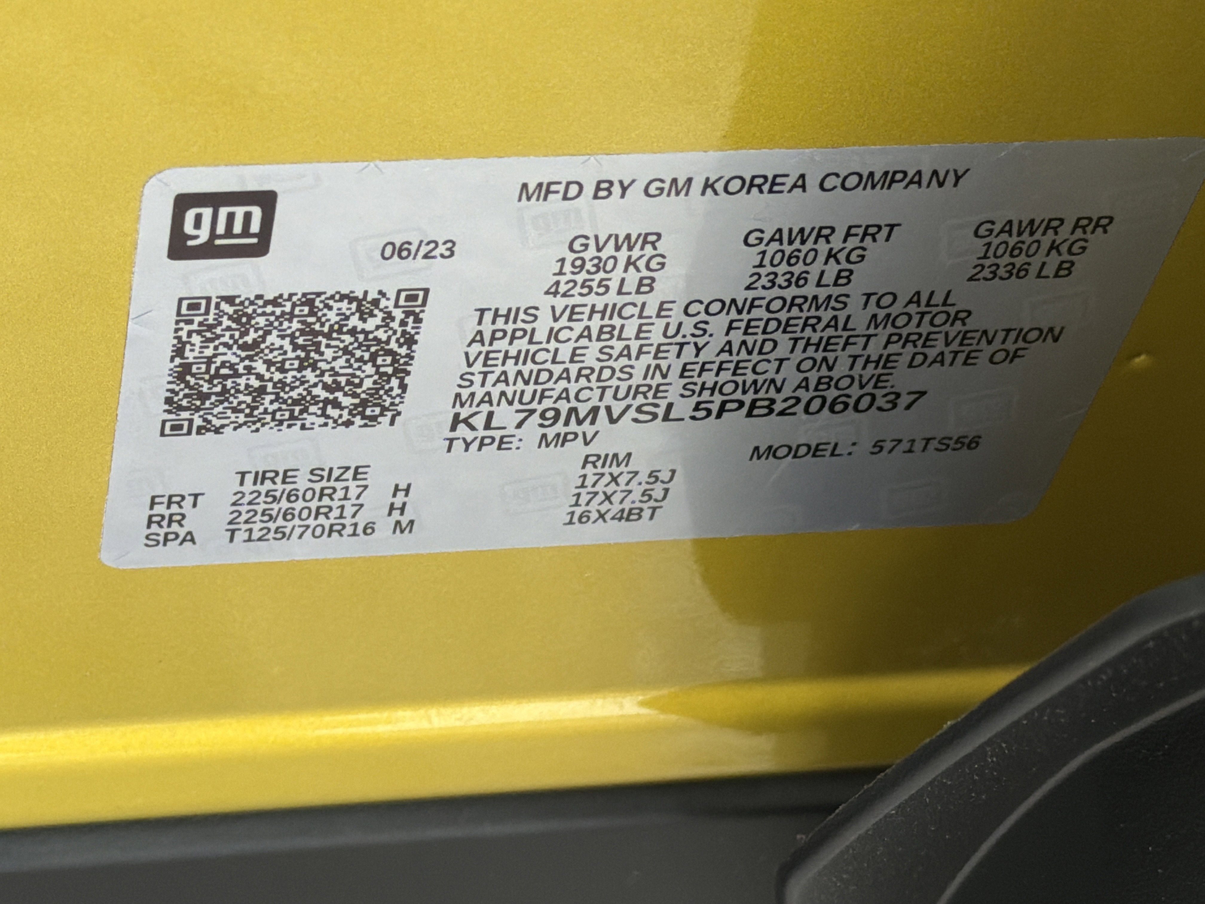 Used 2023 Nitro Yellow Metallic Chevrolet ACTIV image 36