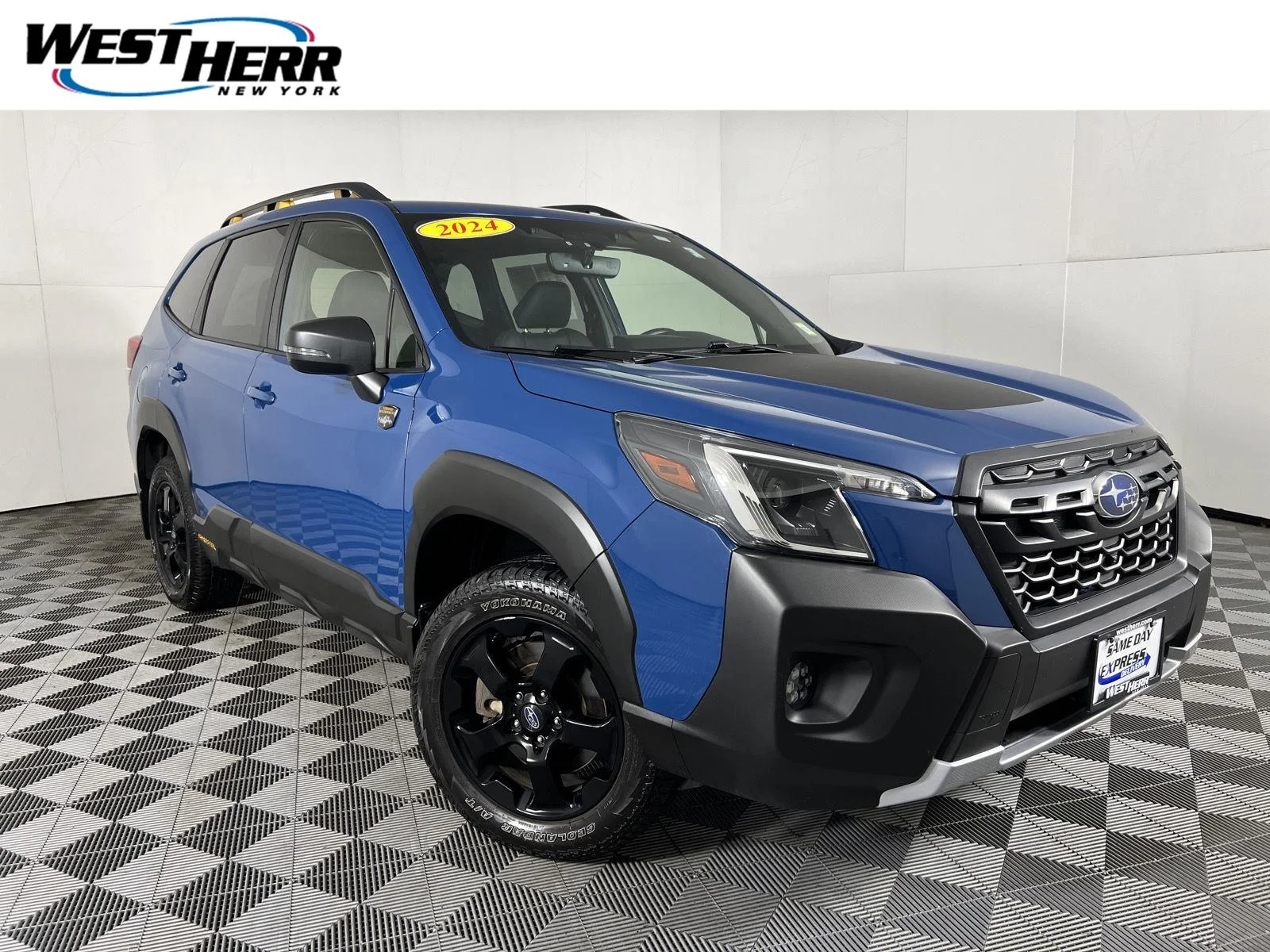 Used 2024 Geyser Blue Subaru Wilderness image 1