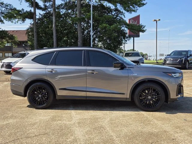 Certified Used 2025 Liquid Carbon Metallic Acura SH-AWD A-SPEC ADV image 3