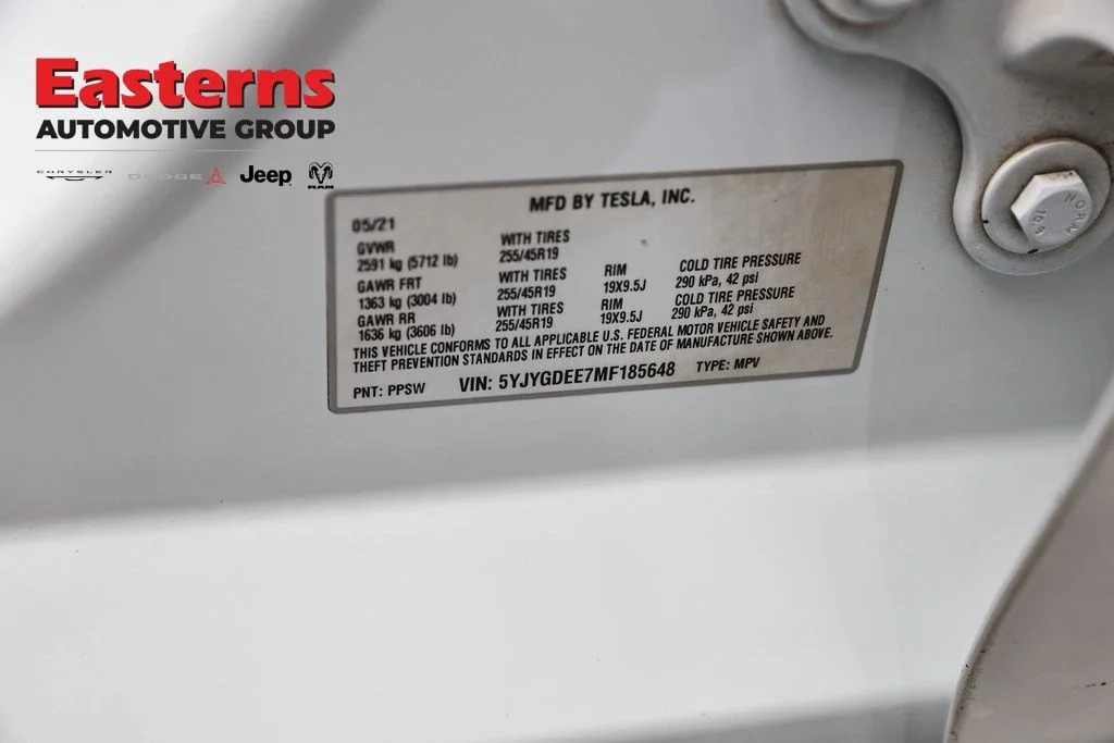 Used 2021 White Tesla Long Range image 30