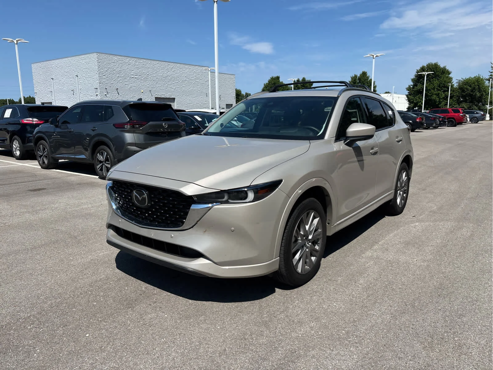 Certified 2025 Mazda CX-5 S Premium Plus package with VIN JM3KFBEMXS0748604 for sale in Kansas City
