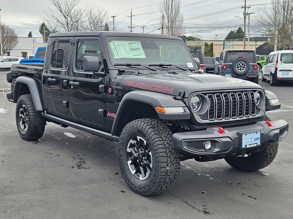 New 2026 Black Clear-Coat Exterior Paint Jeep Rubicon image 8