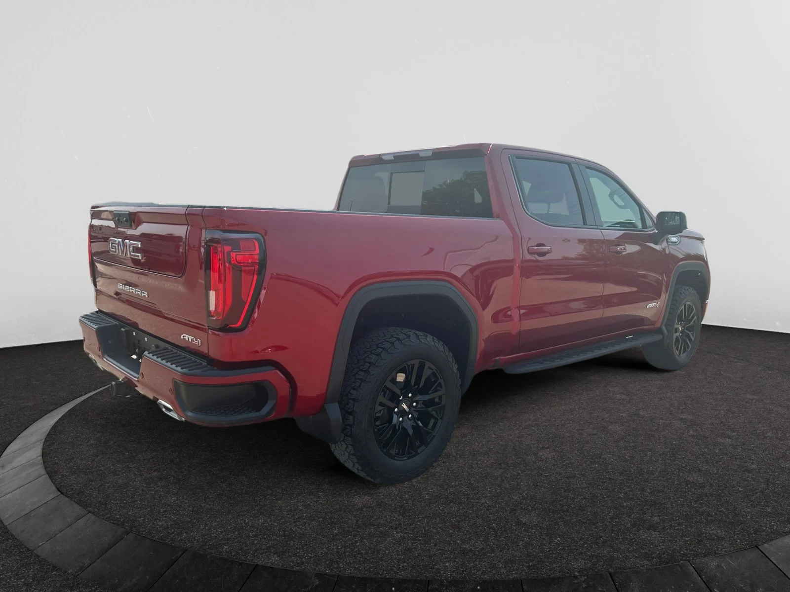 Used 2025 Red GMC AT4 Crew Cab 3.0L Diesel Leather Sunroof Navigation 4x4 image 5