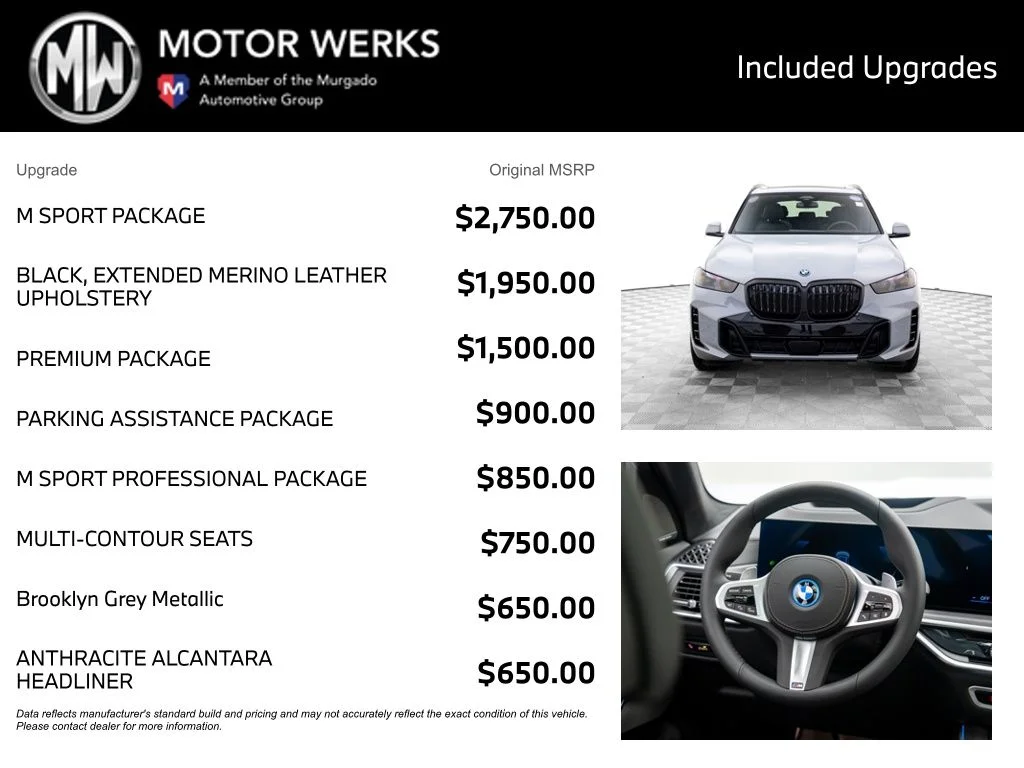 New 2026 Gray BMW xDrive50e image 4