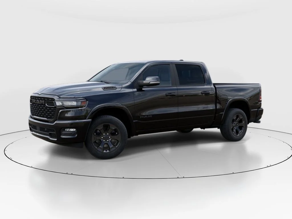 New 2026 Diamond Black Crystal Pearl-Coat Exterior Paint RAM Big Horn/Lone Star image 2