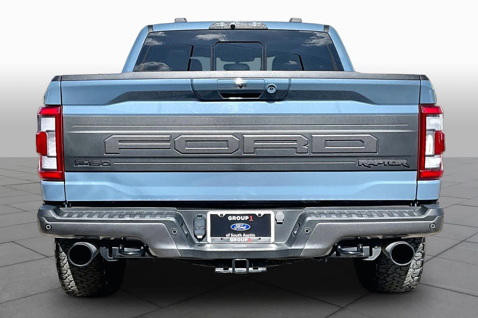 Used 2023 Azure Gray Metallic Tri-Coat Ford Raptor image 5