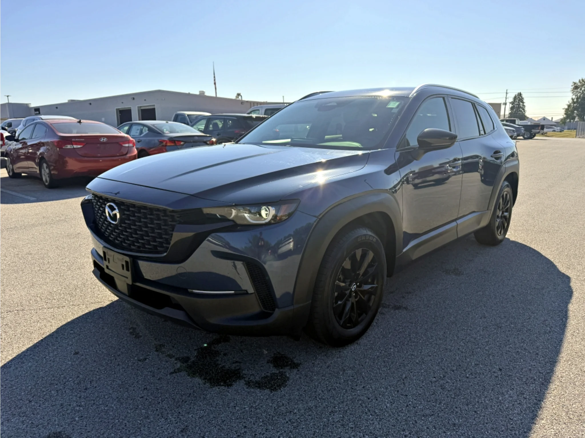 Used 2025 Ingot Blue Metallic Mazda 2.5 S Preferred Package image 1
