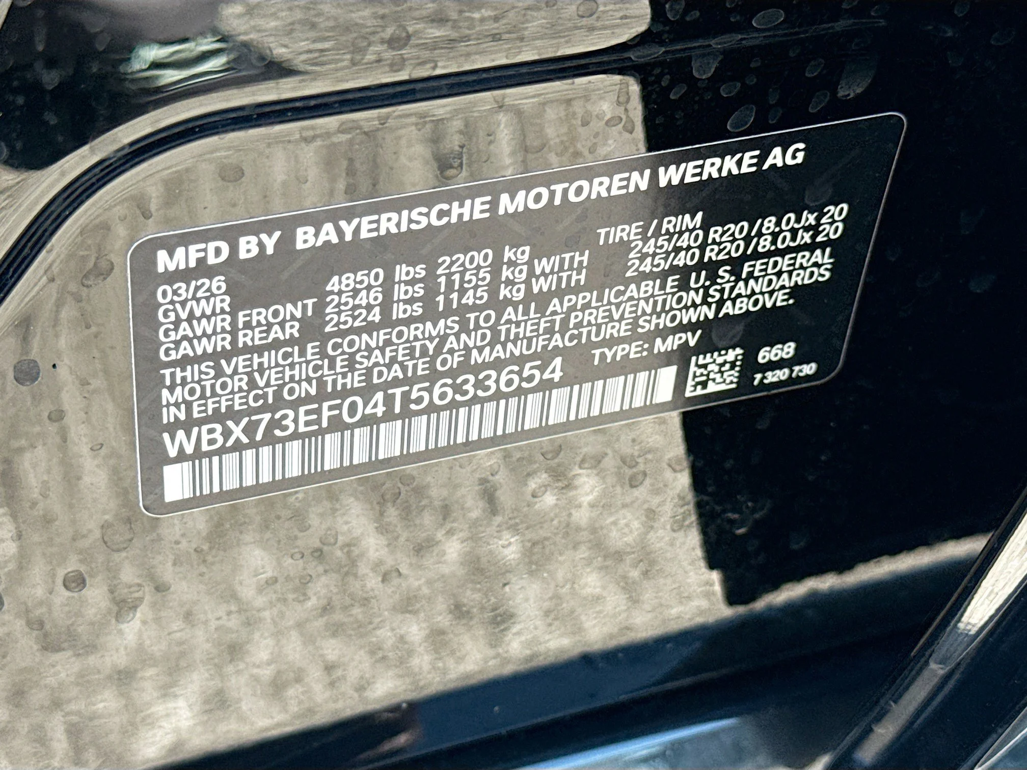 New 2026 Jet Black BMW xDrive28i image 42