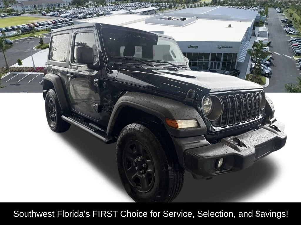 Certified Used 2025 Blue Jeep Sport image 2