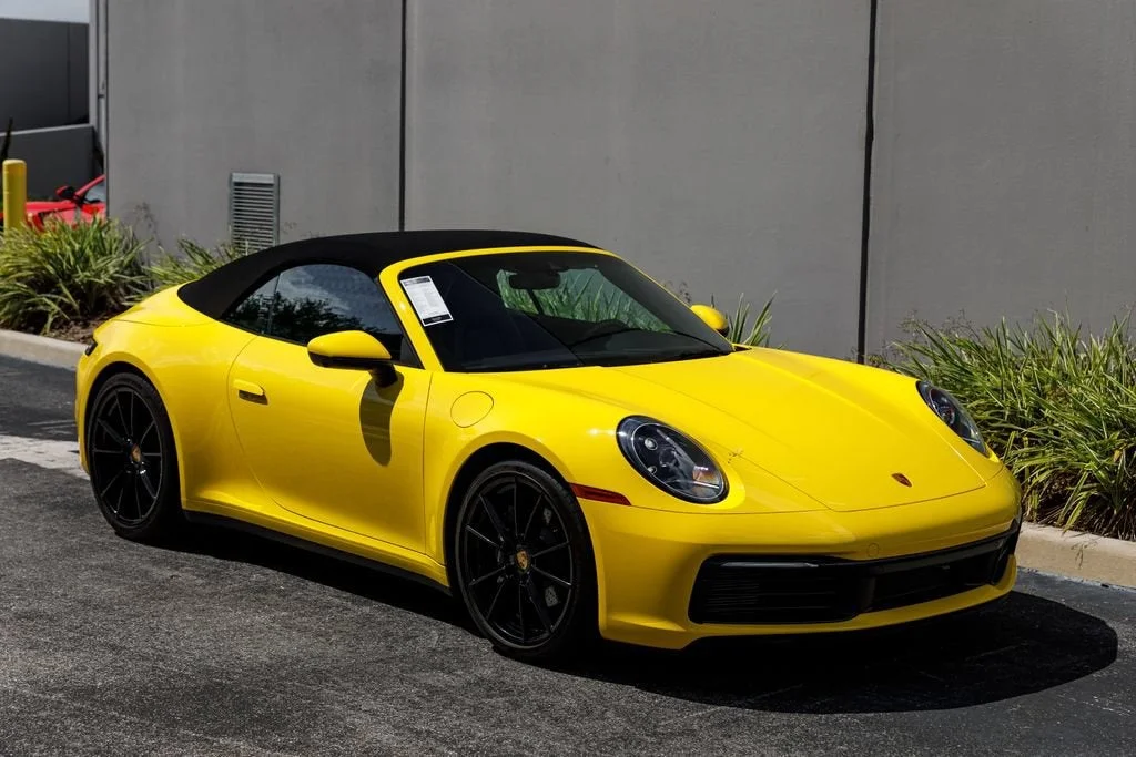 Used 2022 Racing Yellow Porsche Carrera image 7