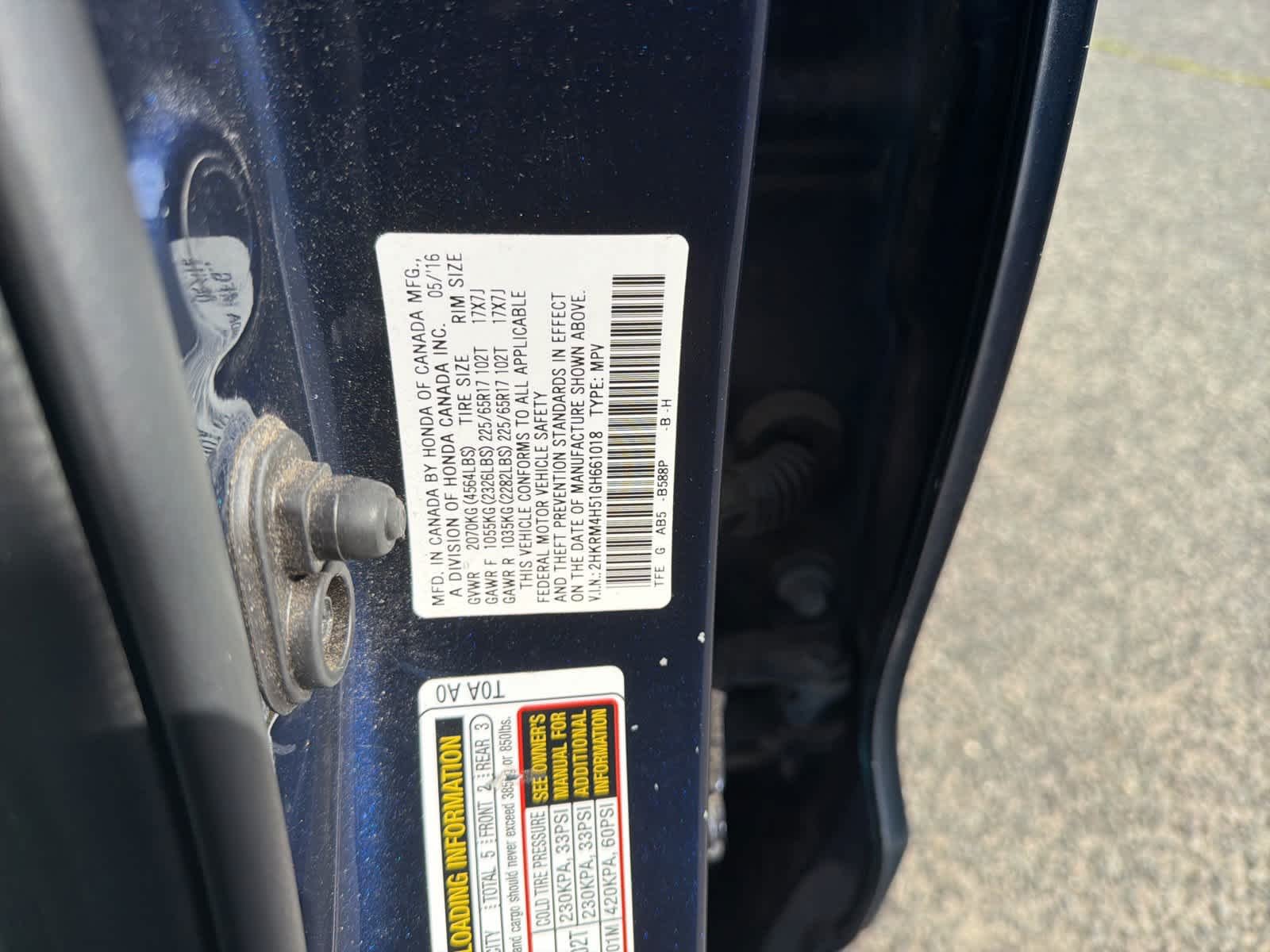 Used 2016 Obsidian Blue Pearl Honda EX image 21