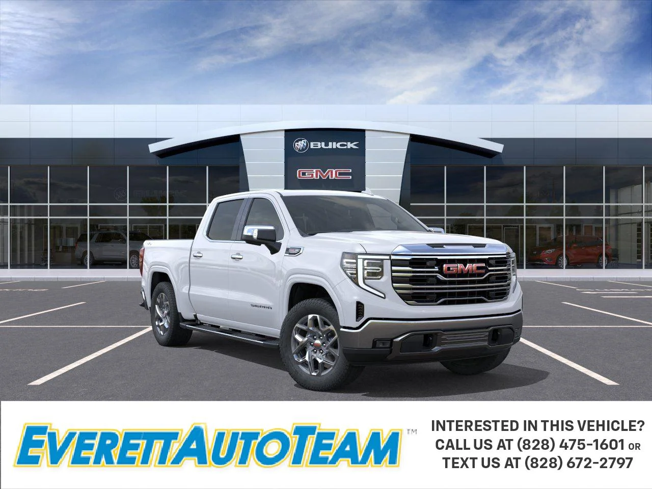 New 2026 Glacier White Tricoat GMC SLT image 1