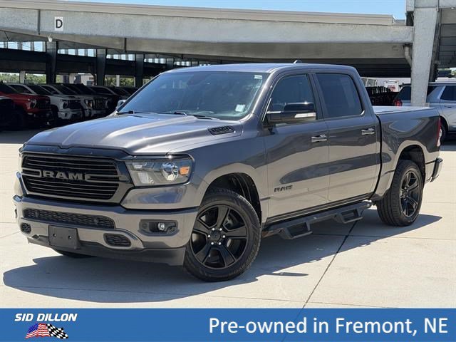 Used 2021 Granite Crystal Metallic Clearcoat Ram Big Horn image 1