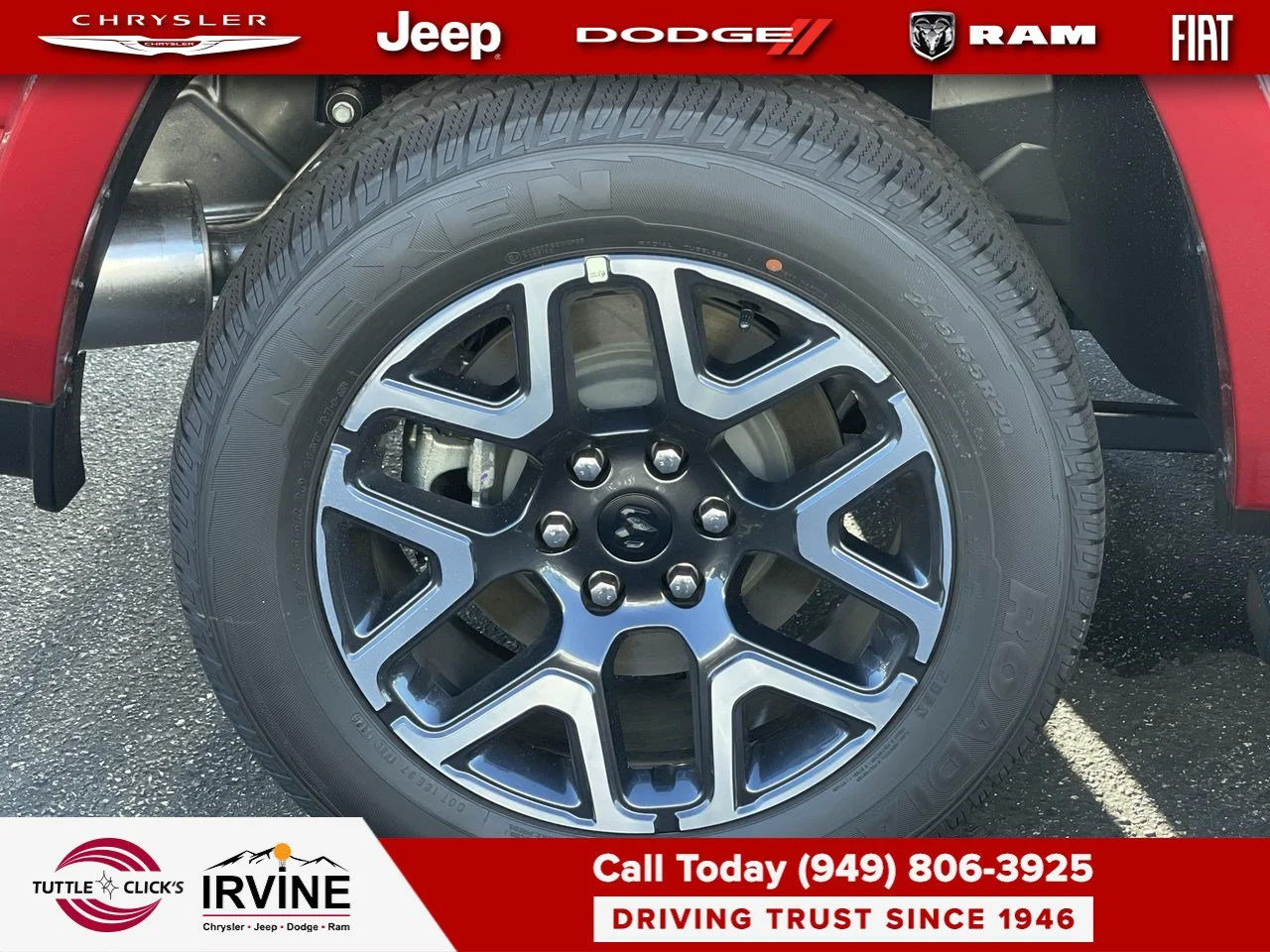 New 2027 Molten Red Pearl-Coat Exterior Paint RAM Laramie image 17