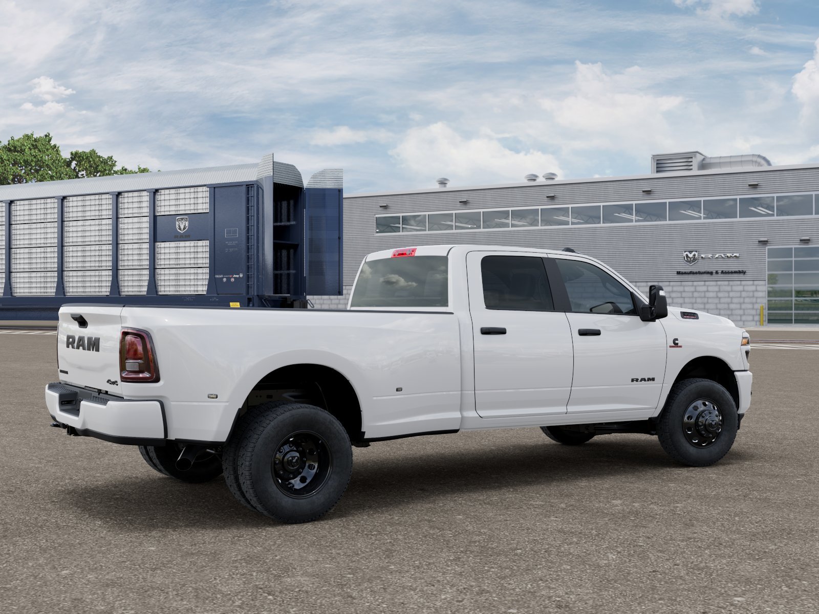 New 2026 Bright White Clear-Coat Exterior Paint RAM Big Horn image 2