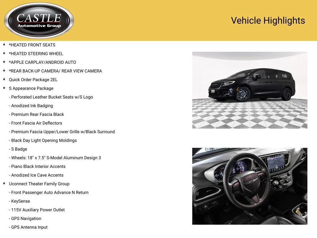 Used 2022 Black Chrysler Touring L image 3