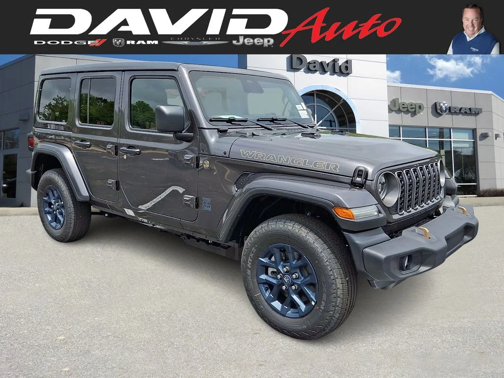 New 2026 Granite Crystal Metallic Clear-Coat Exterior Paint Jeep 85th Anniversary Edition image 1