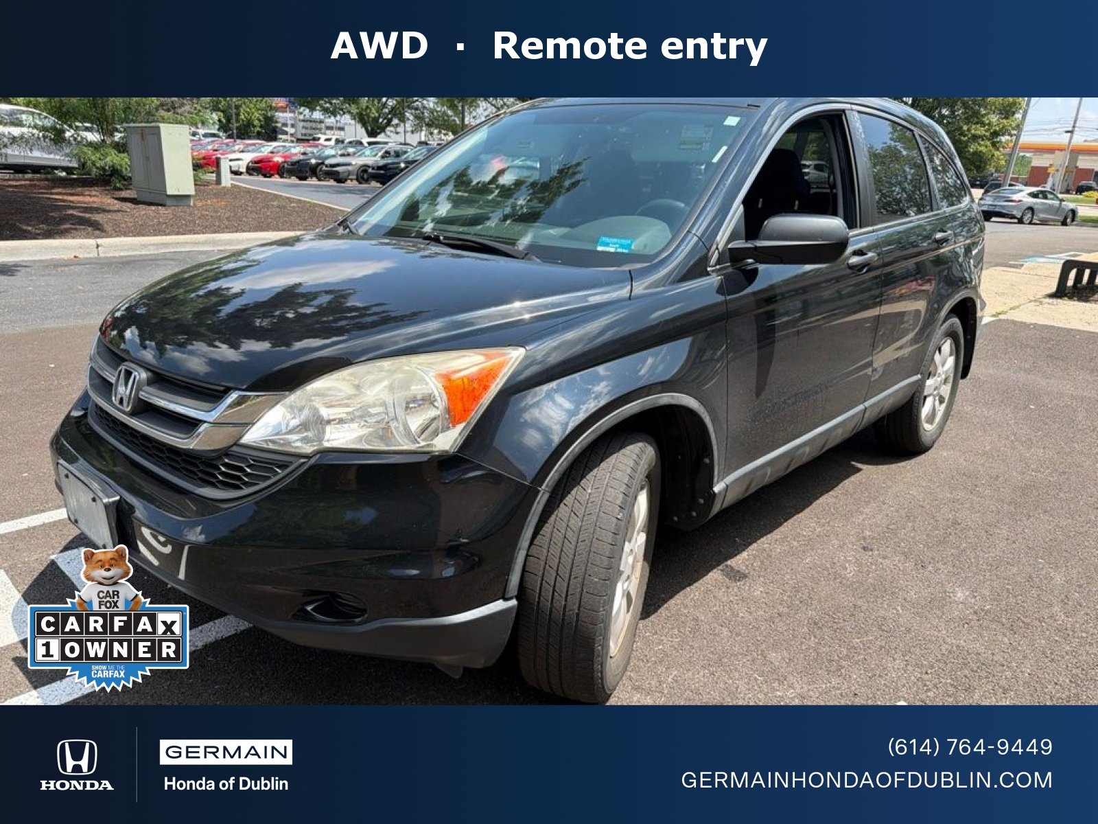 Used 2011 Crystal Black Pearl Honda SE image 1
