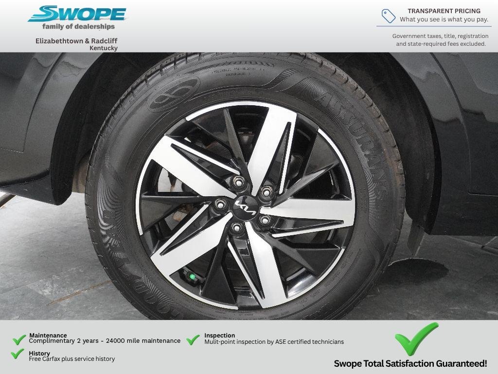 Used 2022 EBONY BLACK Kia S image 29