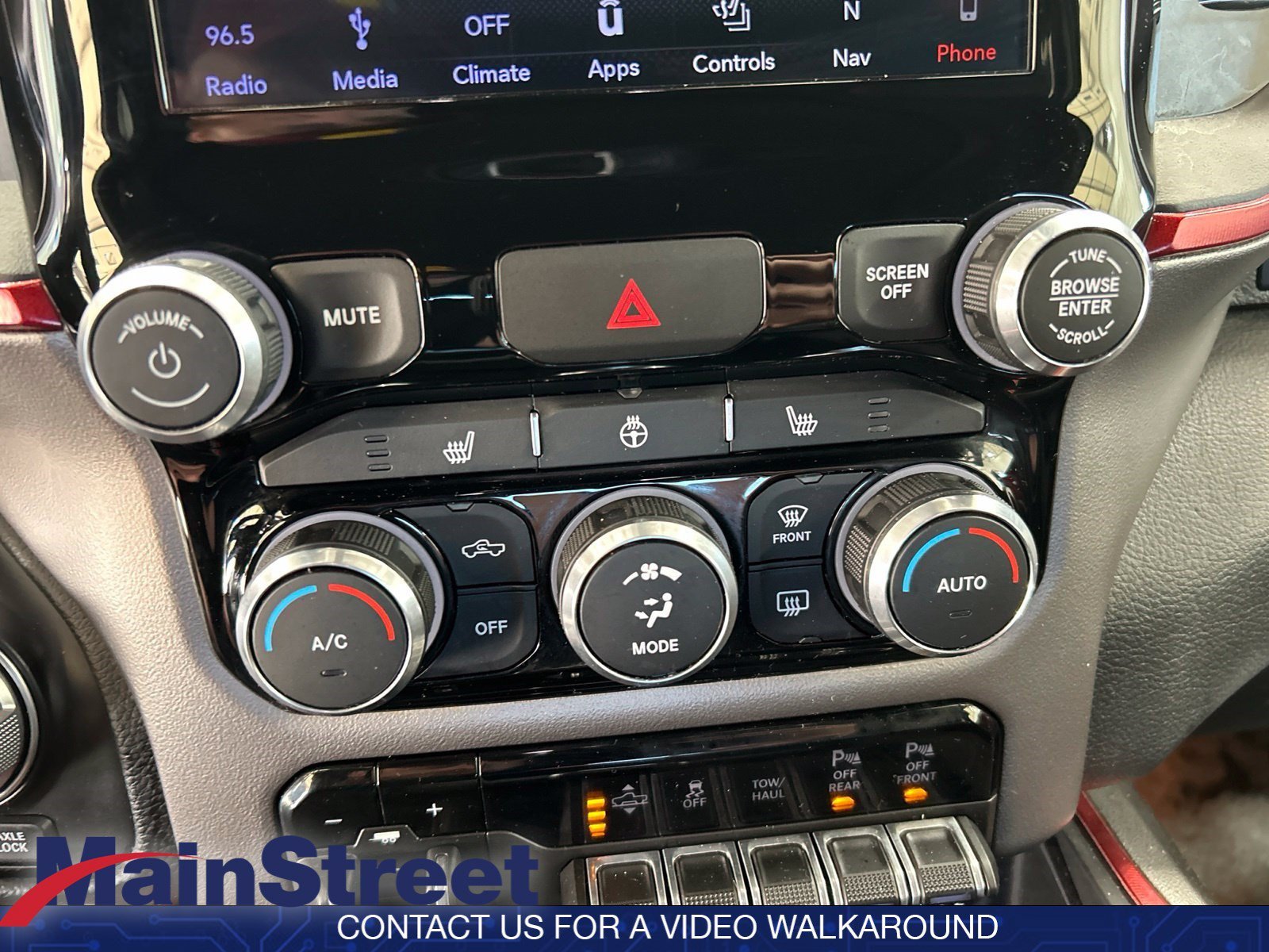 Used 2019 Granite Crystal Metallic Clearcoat Ram Rebel image 30