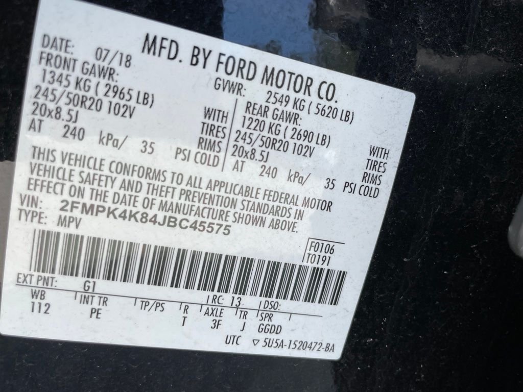Used 2018 Black Ford Titanium image 14