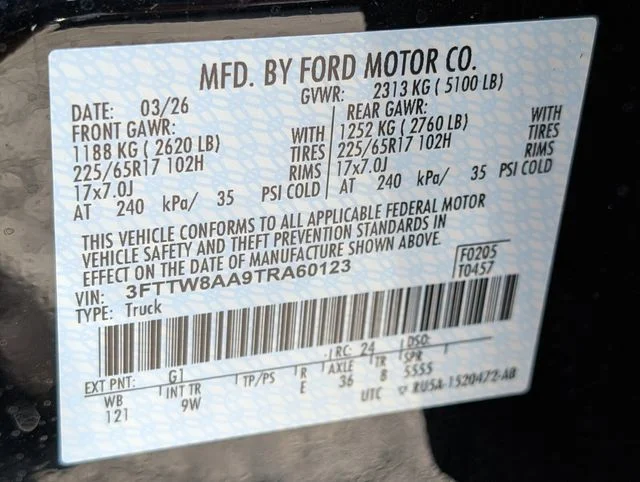 New 2026 Shadow Black Ford XL image 11