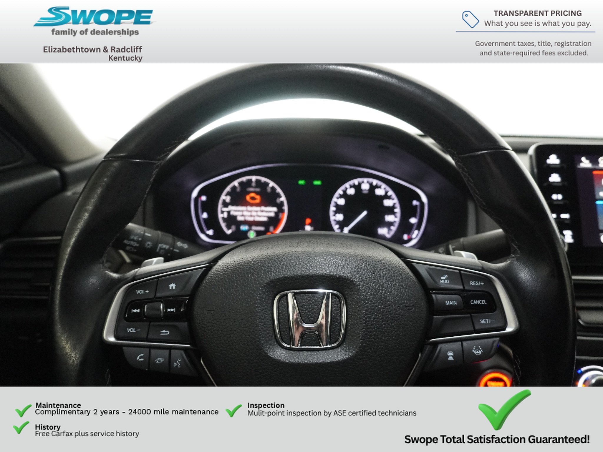 Used 2019 Platinum White Pearl Honda Touring 2.0T image 17