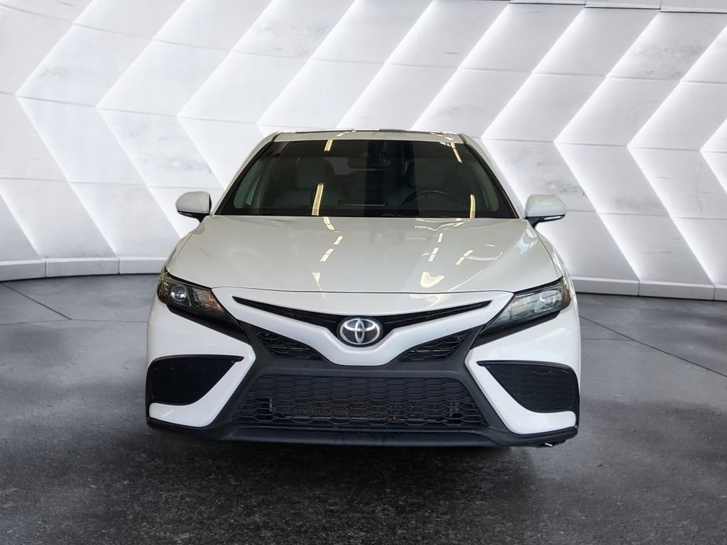 Used 2021 White Toyota SE image 2